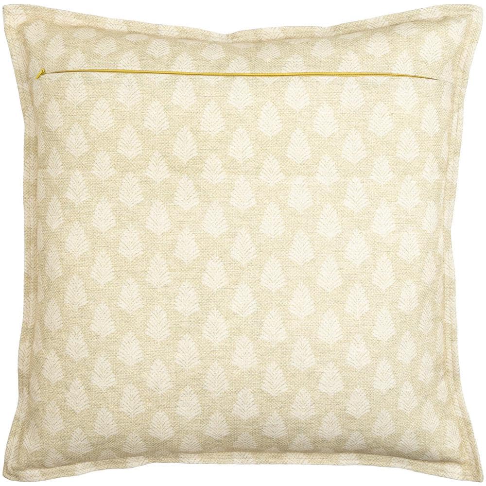 Gardner Beige Woven Polyester Outdoor Decorative Pillow 18 in.