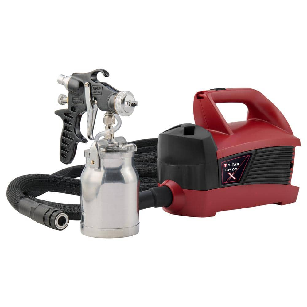 TITAN EP 60X Fine Finishing HVLP Paint Sprayer 2456369 - The Home Depot