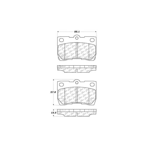 Centric Parts Disc Brake Pad Set