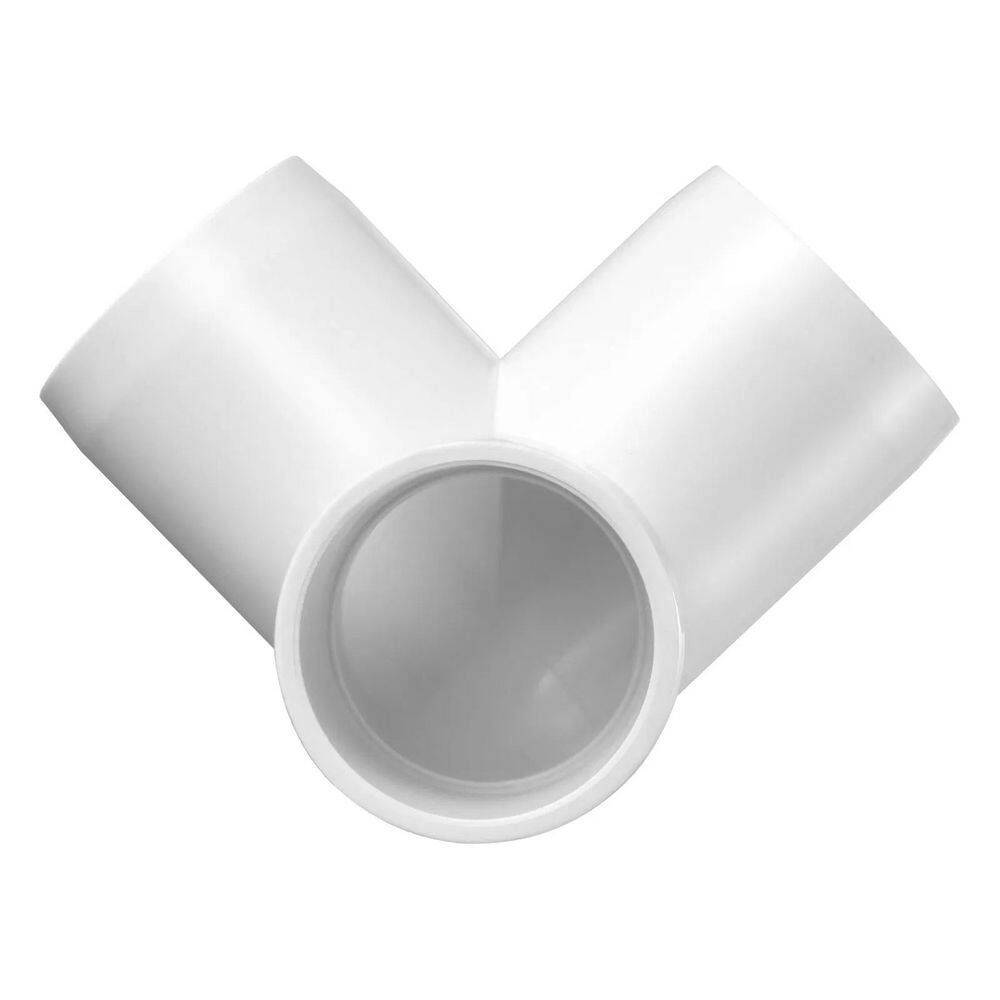 3-Way PVC Fittings, 1 in. Socket PVC Pipe Joints Elbow Connector for ...