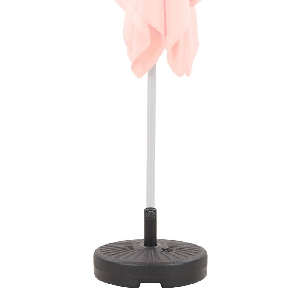 Heavy Duty Round Gray Metal Patio Umbrella Base