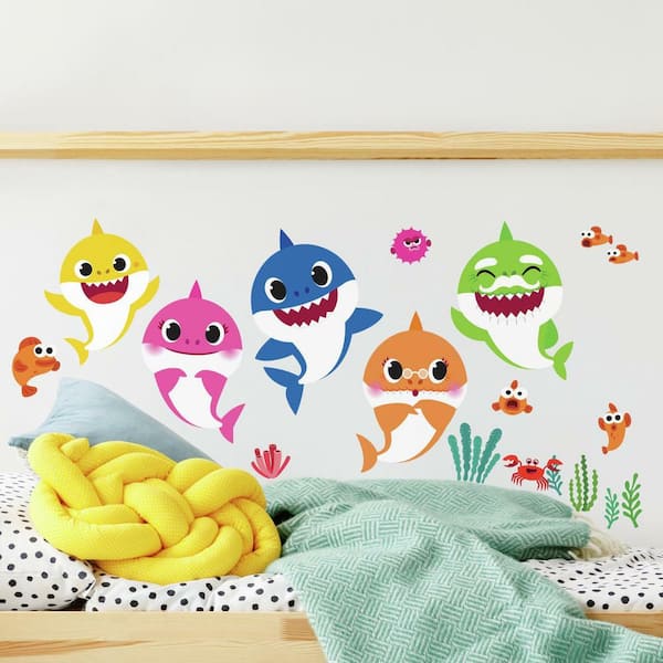 Baby Shark Rug, Baby Shark Sticker Printing Floor Mat Carpet, Cute