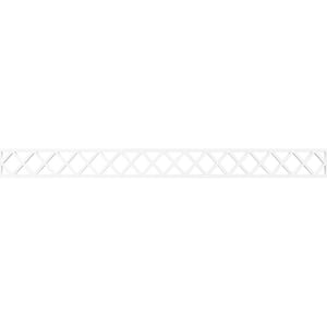 Wolford Fretwork 0.375 in. D x 46.375 in. W x 4 in. L PVC Panel Molding