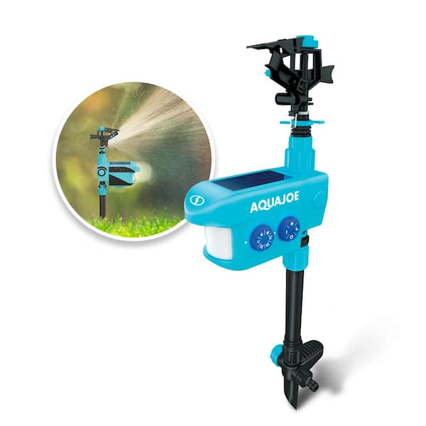Snow Joe Aqua Joe Yard Patrol Motion-Activated Sprinkler, Day and Night Detection Modes