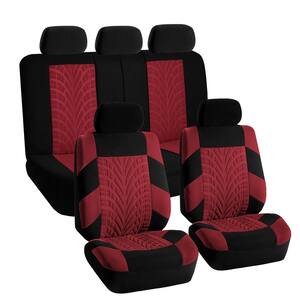 Polyester 47 in. x 23 in. x 1 in. Travel Master Full Set Car Seat Covers
