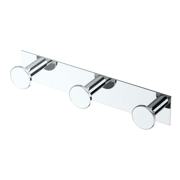 Gatco Glam All Modern Decor Triple Robe Hook Knob in Chrome