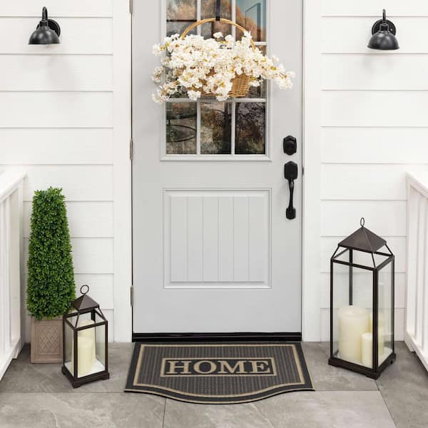 Mohawk Home Utility bay 2-ft x 3-ft Brown Rectangular Outdoor Door Mat Mohawk Home Utility bay 2-ft x 3-ft Brown Rectangular Outdoor Door Mat