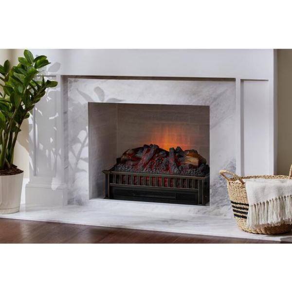 Home Decorators Collection 23 in. Electric Fireplace Log Set with