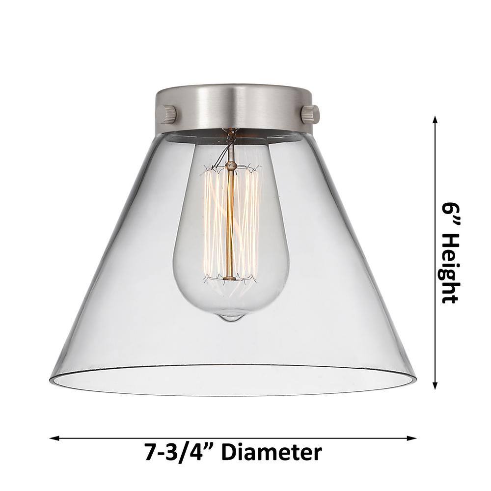 Ballston Urban Brushed Brass 10" Mini Pendant with Adjustable Cord