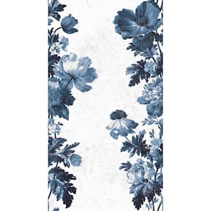 blue vintage floral wallpaper hd