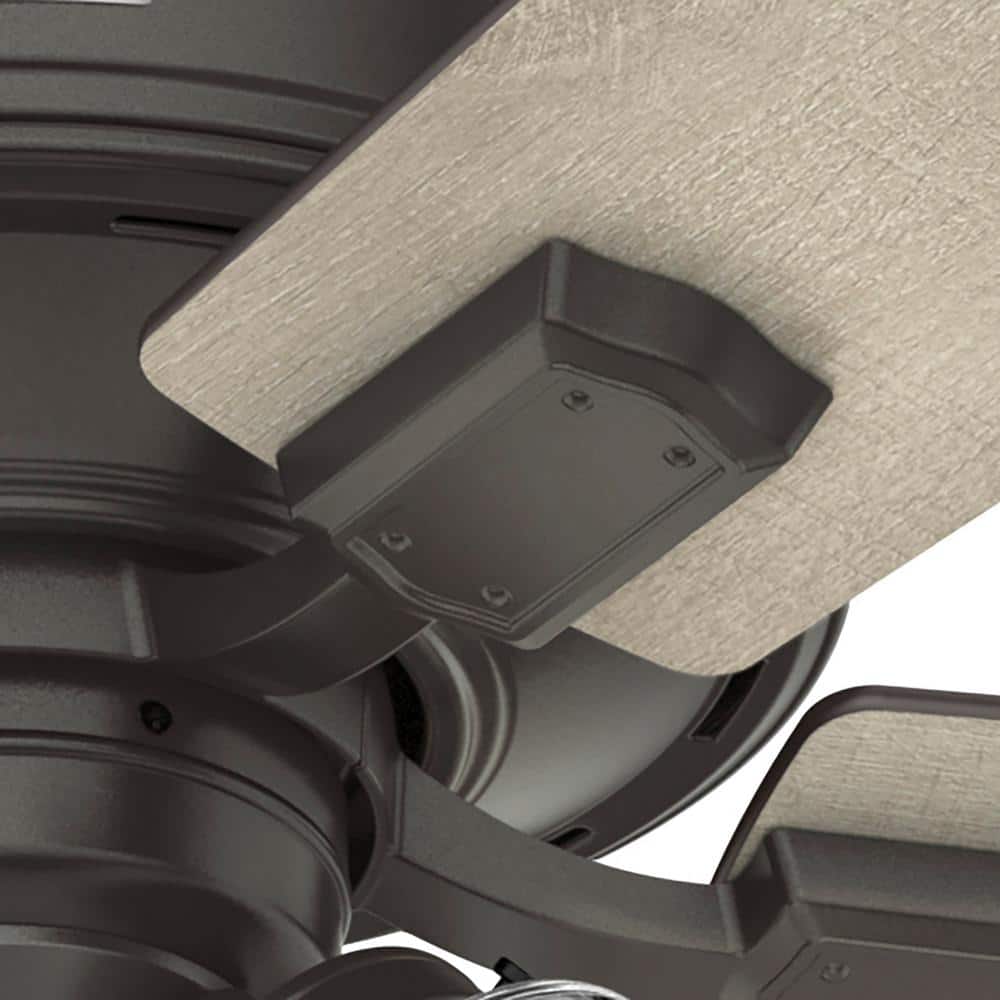Crestfield Noble Bronze 52" Ceiling Fan with Dimmable LED Light & Remote