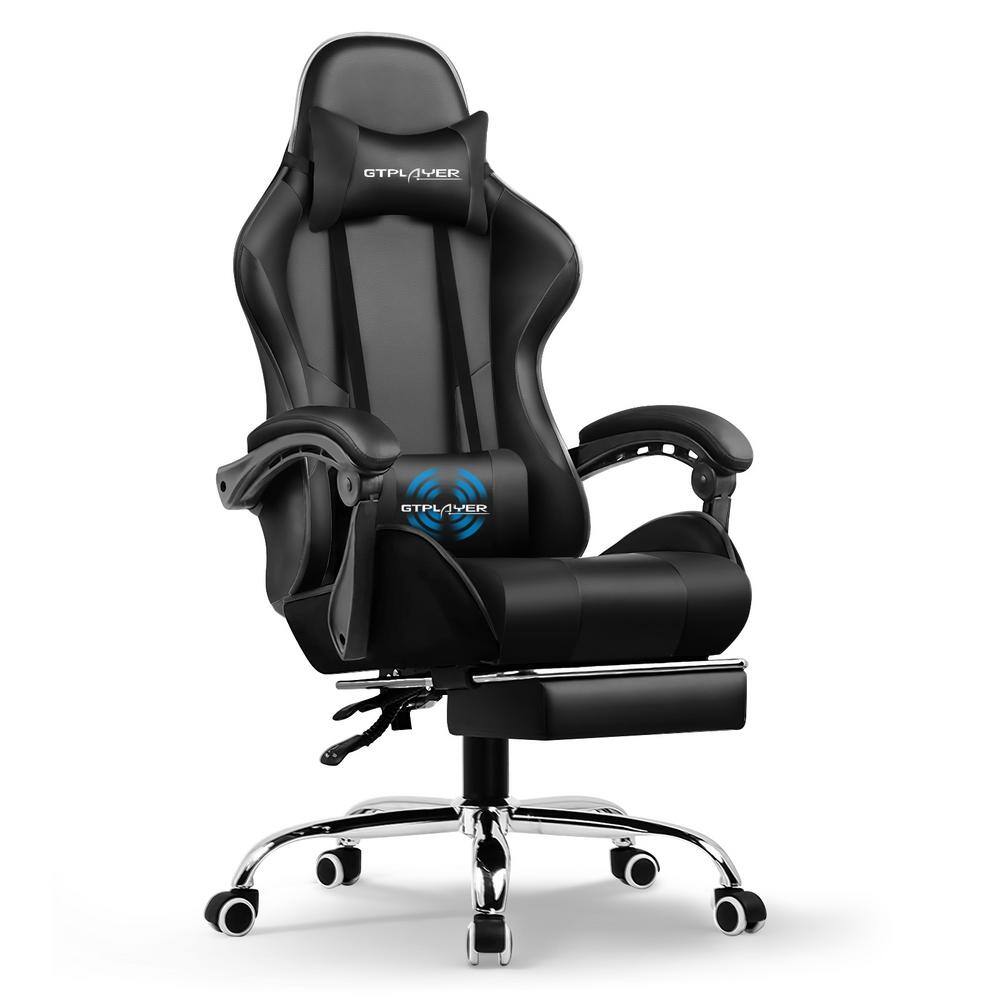 ComHoma Faux Leather Gaming Chair Adjustable Height Computer Chair