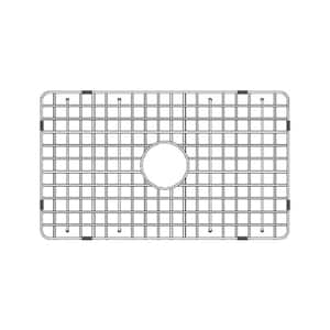 27.5 in. Fireclay Grid for Undermount Single Bowl Sink in Stainless Steel