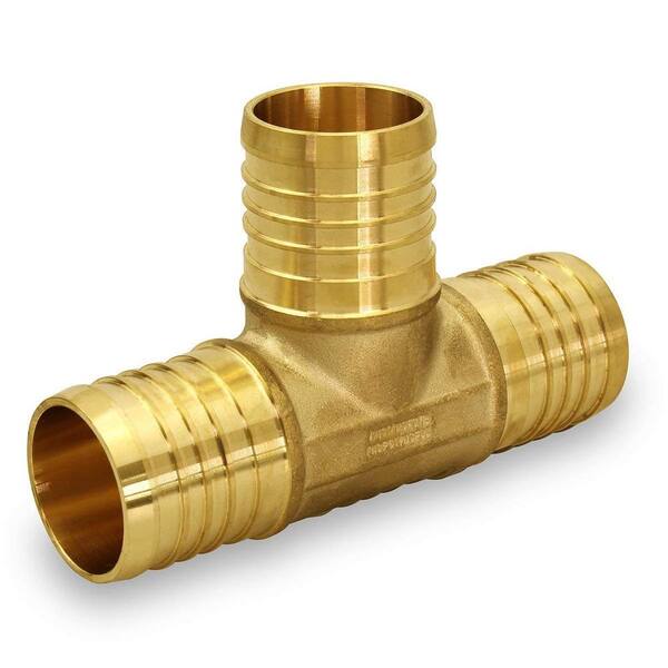 The Plumber's Choice 1/2 in. Brass Male Sweat Copper Adapter x 5/8 in. Pex  Barb Pipe Fitting (5-Pack) 12585PSMA - The Home Depot