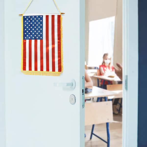 Amerikanische Flagge Von Founding Fathers Flags – Klassisches US-Flaggenbanner Mit Stangenhülse, 90x150 Cm, Bestickt, 50 Sterne & Streifen