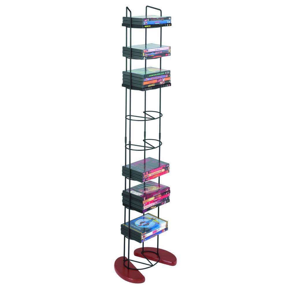 Dvd Rack Plastic Black Brandclub - Get rewarded to shop