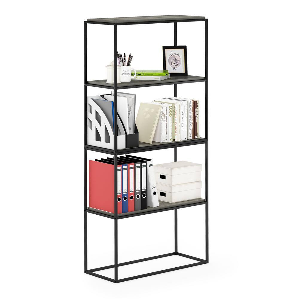 Modern Lifestyle French Oak Grey Wooden 2-Tier Stackable Shelf