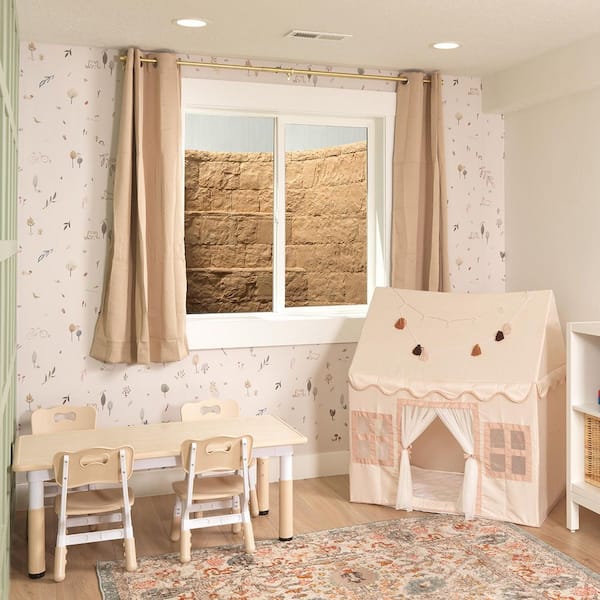 SHAPE PRODUCTS Rockwell 66 in. x 44 in. x 60 in. Tan Composite