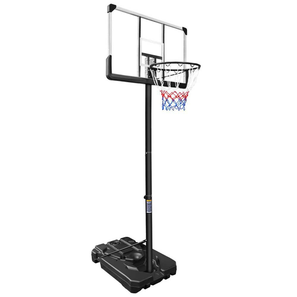 TIRAMISUBEST Indoor and Outdoor Portable Basketball Hoop/Goal with 7 ft ...