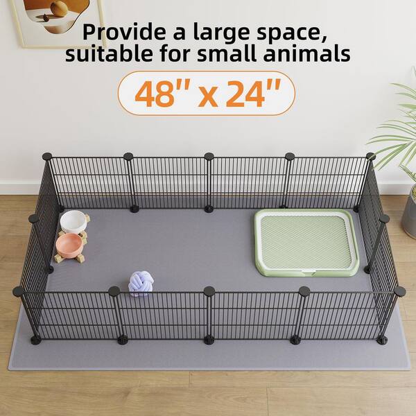 Dog Pen LURIVA Small Animal Playpen, Guinea Pig Cages, Pet Playpen