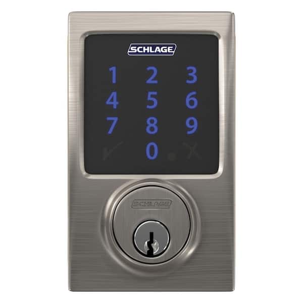 Schlage Century Satin Nickel Electronic Connect Smart