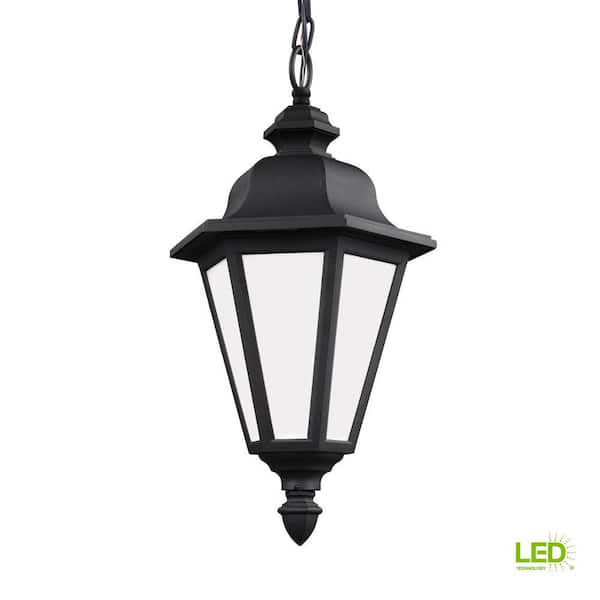 Sea Gull Lighting Brentwood 28-in H Black Medium Base (E-26) Outdoor Wall Light ENERGY STAR Sea Gull Lighting Brentwood 28-in H Black Medium Base (E-26) Outdoor Wall Light ENERGY STAR