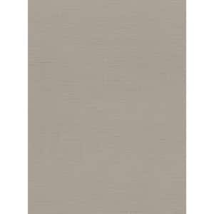 Chorus Taupe Faux Grasscloth Taupe Vinyl Strippable Roll (Covers 60.8 sq. ft.)