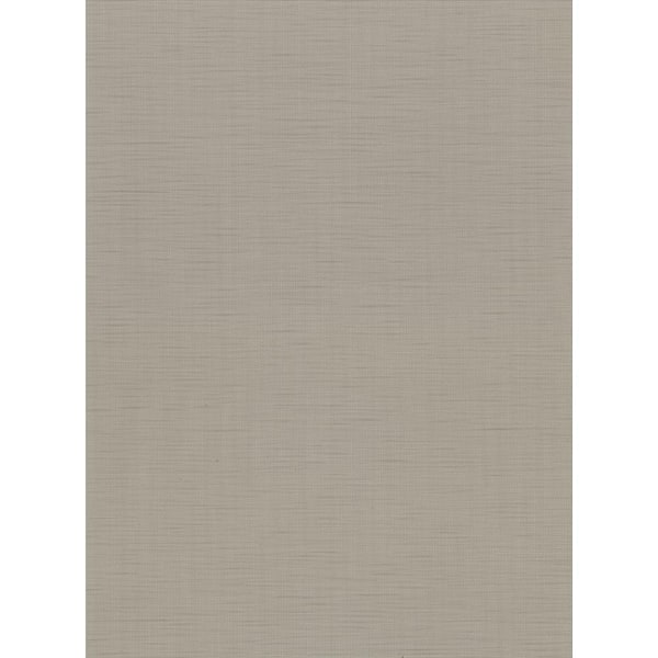 Warner Chorus Taupe Faux Grasscloth Taupe Vinyl Strippable Roll (Covers 60.8 sq. ft.)