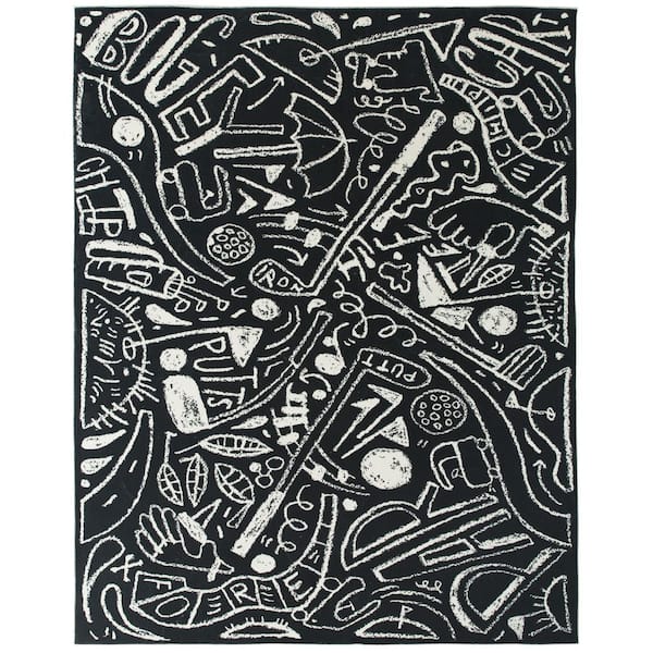 Sportsglyphs Blue 5 ft. x 7 ft. Area Rug