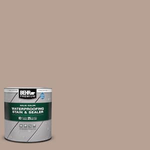 1 qt. #N190-4 Rugged Tan Solid Color Waterproofing Exterior Wood Stain and Sealer