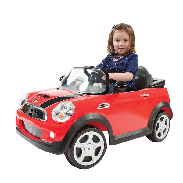 Rollplay 6-Volt Mini Cooper Battery Ride-On Vehicle in Red W446AC