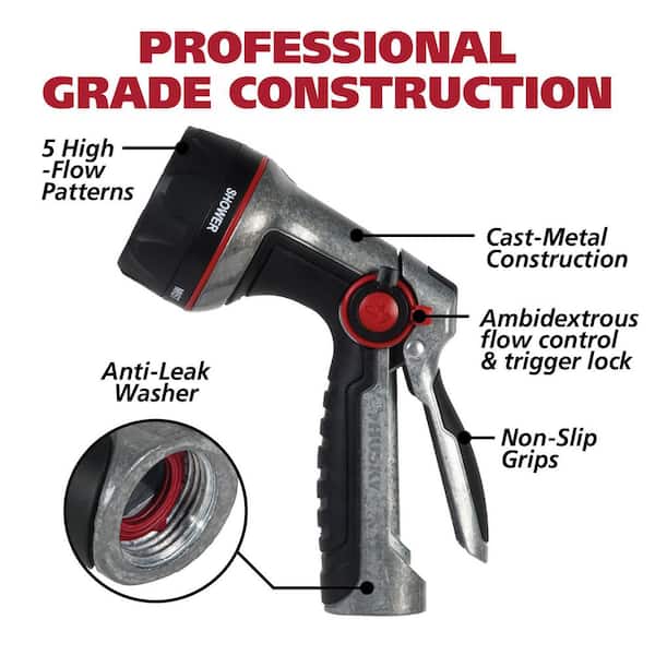 Husky PRO Rear Trigger Multi-Pattern Nozzle 622046 - The Home Depot