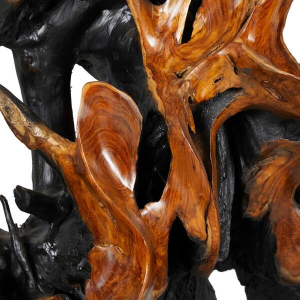 Handmade abstract sculpture from olive deals wood