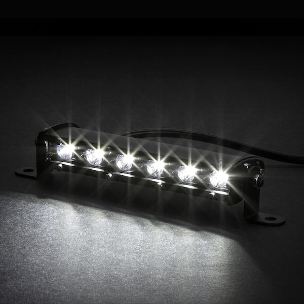 iMountek 7 LED Light Bar Single Row Offroad Spot Lights 18W Ultra Slim  Straight Work Light