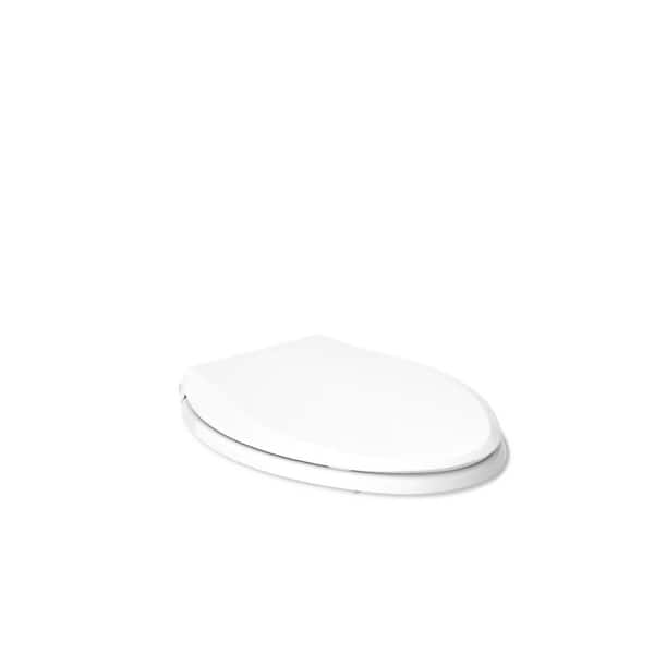 KOHLER Cachet Round Antimicrobial, Soft Close Front Toilet Seat in White