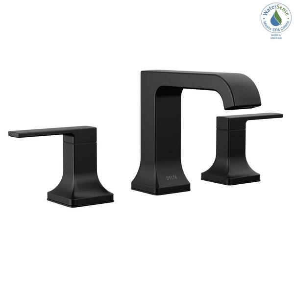 Delta Velum 8 in. Widespread Double Handle Bathroom Faucet with