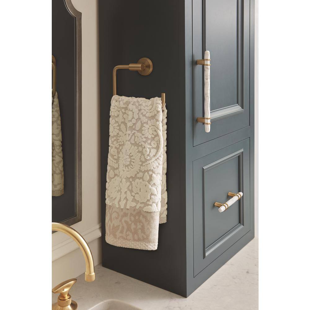 Marble White and Golden Champagne Modern Bar Pull