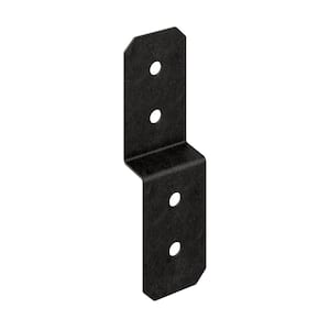 Outdoor Accents Avant Collection 3 in. ZMAX, Black Powder-Coated Deck Joist Tie for 2x Nominal Lumber