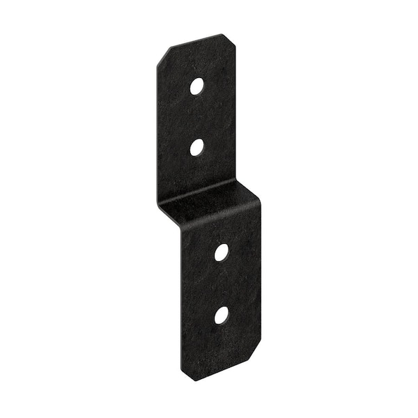 Simpson Strong-Tie Outdoor Accents Avant Collection 3 in. ZMAX, Black Powder-Coated Deck Joist Tie for 2x Nominal Lumber