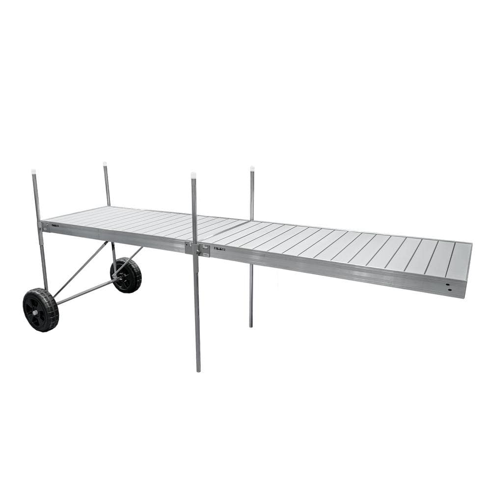 Tommy Docks 16 Ft Roll In Dock Straight System With Aluminum Frame And Aluminum Decking Td 6139