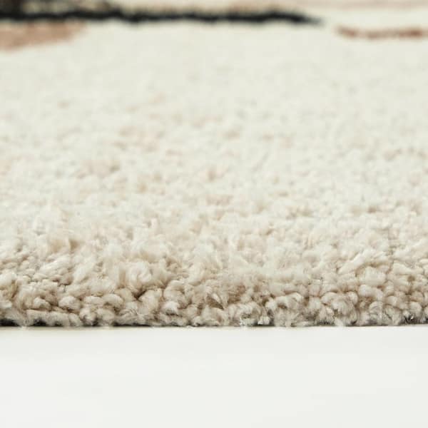 Botello Cream 5 ft. 3 in. x 7 ft. Abstract Area Rug