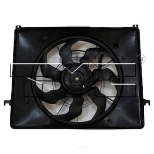 Dual Radiator and Condenser Fan Assembly 2009-2010 Hyundai Sonata 2.4L