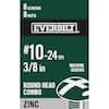 Everbilt #10-24 x 3/8 in. Phillips-Slotted Round-Head Machine Screws (8-Pack) 831171