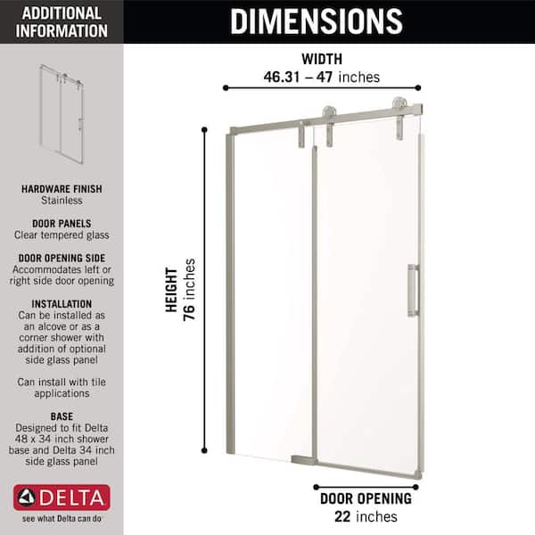 48”x34” Right Drain Corner Shower Base in High Gloss White B11142-4834R-WH