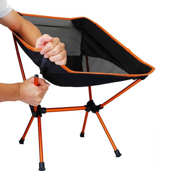 ITOPFOX Orange Black Aluminum Alloy Oxford Cloth Foldable Camping