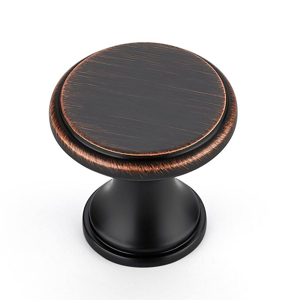 10-Pack Oil Rubbed Bronze Round Cabinet Knobs - Simple Design Kitchen Drawer Pulls price history on PriceWatchPro