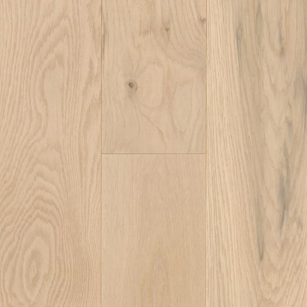 Mohawk Take Home Sample - Beachwood Oak Wirebrushed Engineered Hardwood Flooring