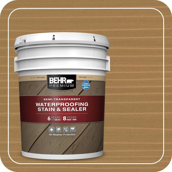 5 gal. #ST-154 Chatham Fog Semi-Transparent Waterproofing Exterior Wood Stain and Sealer