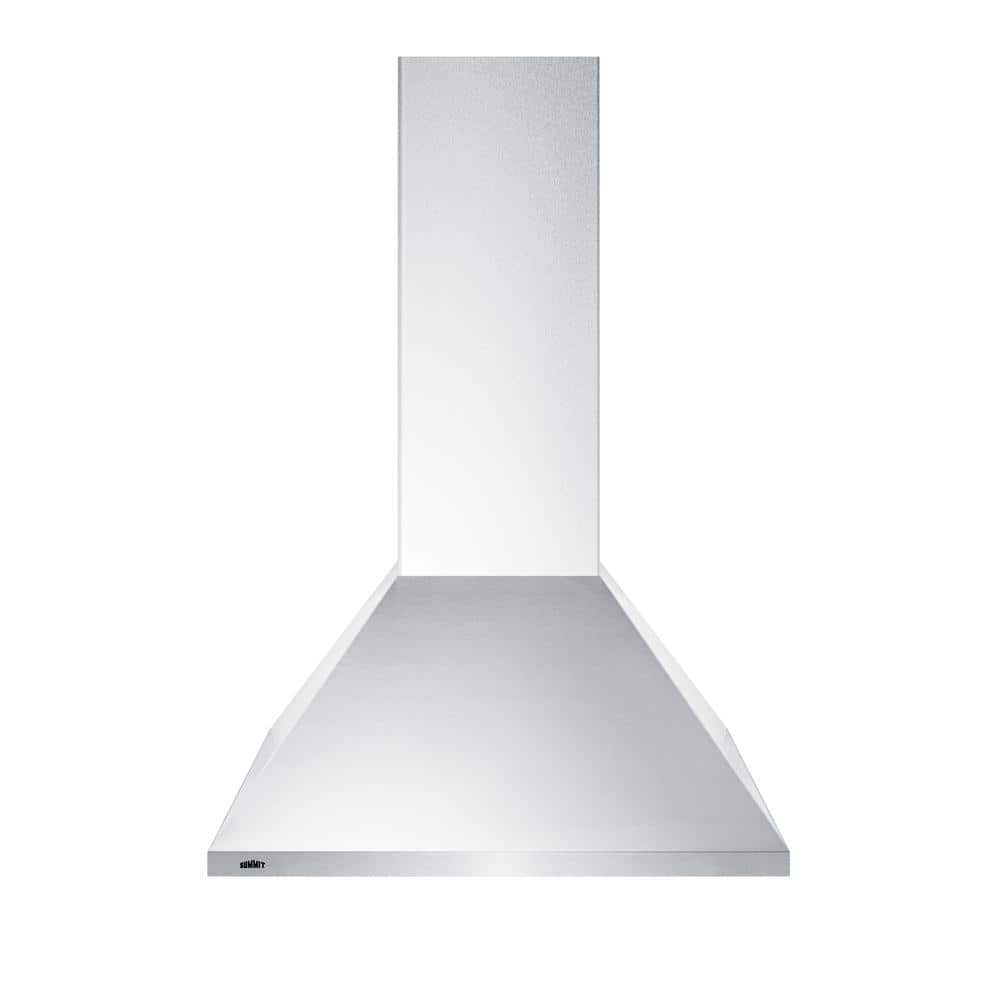24 in. Convertible Wall Mount Range Hood in Stainless Steel, with 2 Charcoal Filters, ADA Compliant
