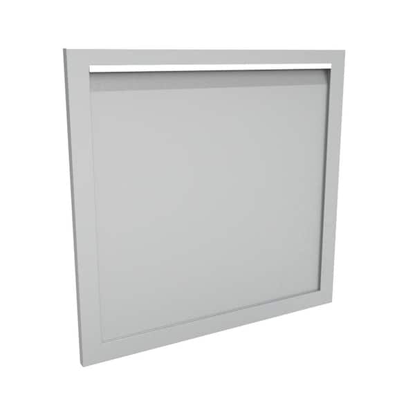 4 Life Outdoor Stainless Steel Outdoor Kitchen 32X30.4X1 in. Decorative Back Panel in Gray